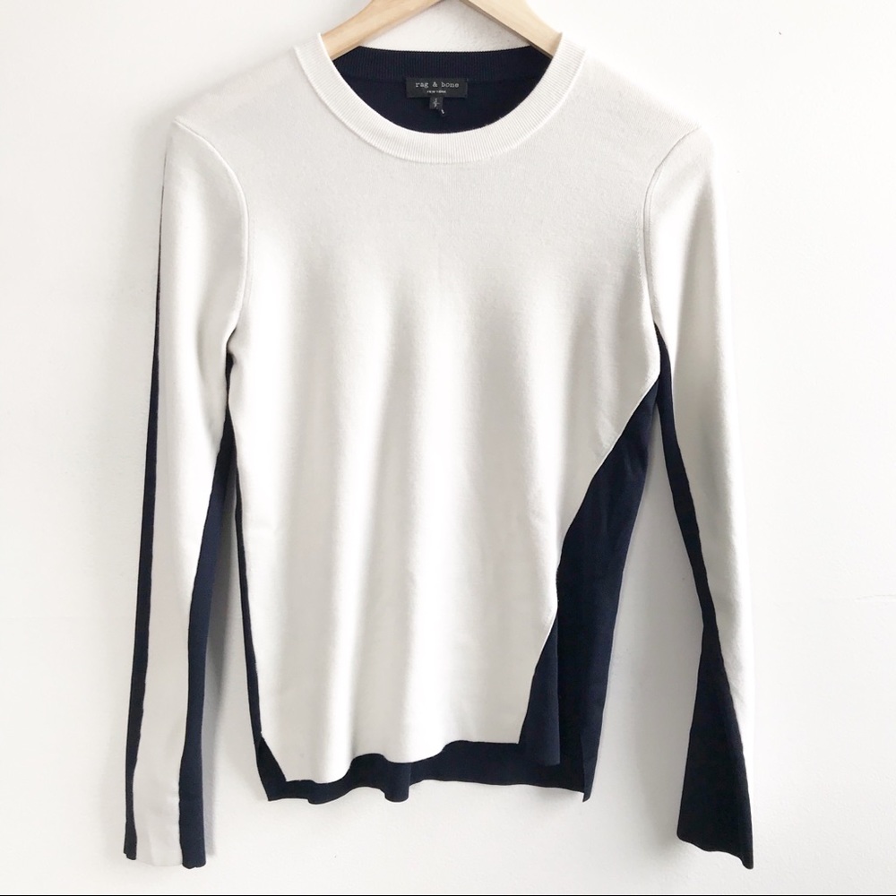 Rag & Bone Cecilee Colorblock Sweater S